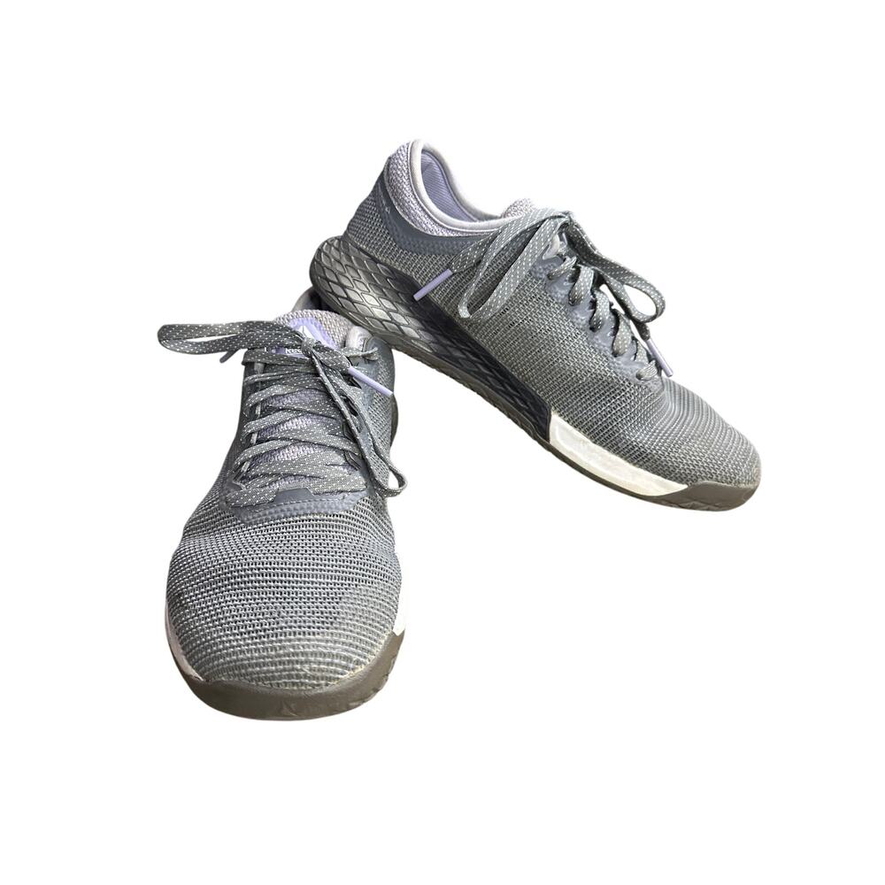 Reebok Women’s Nano 9 Cross Trainer Lace Up Grey Running Athletic Shoe Size 9